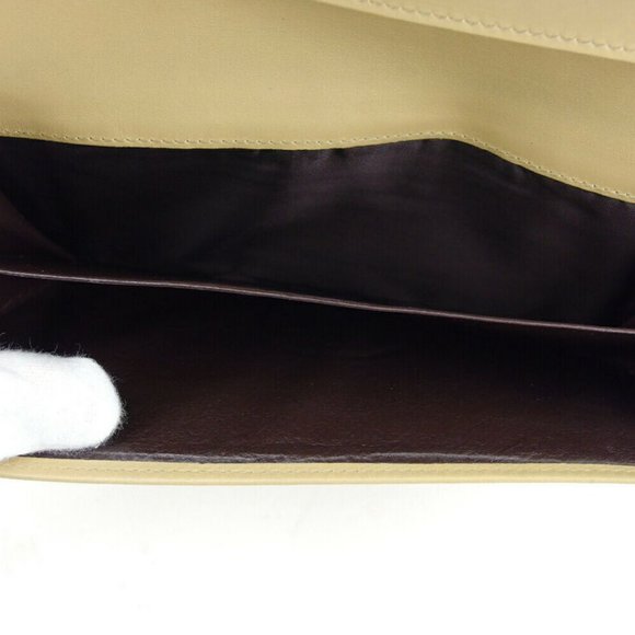 GUCCI wallet Lizard beige leather Auth Used L3510 - Picture 3 of 9